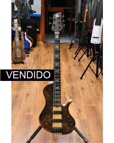 Elrick Platinum Series e-volution Singlecut 5 H2O cured Burl Redwood Top